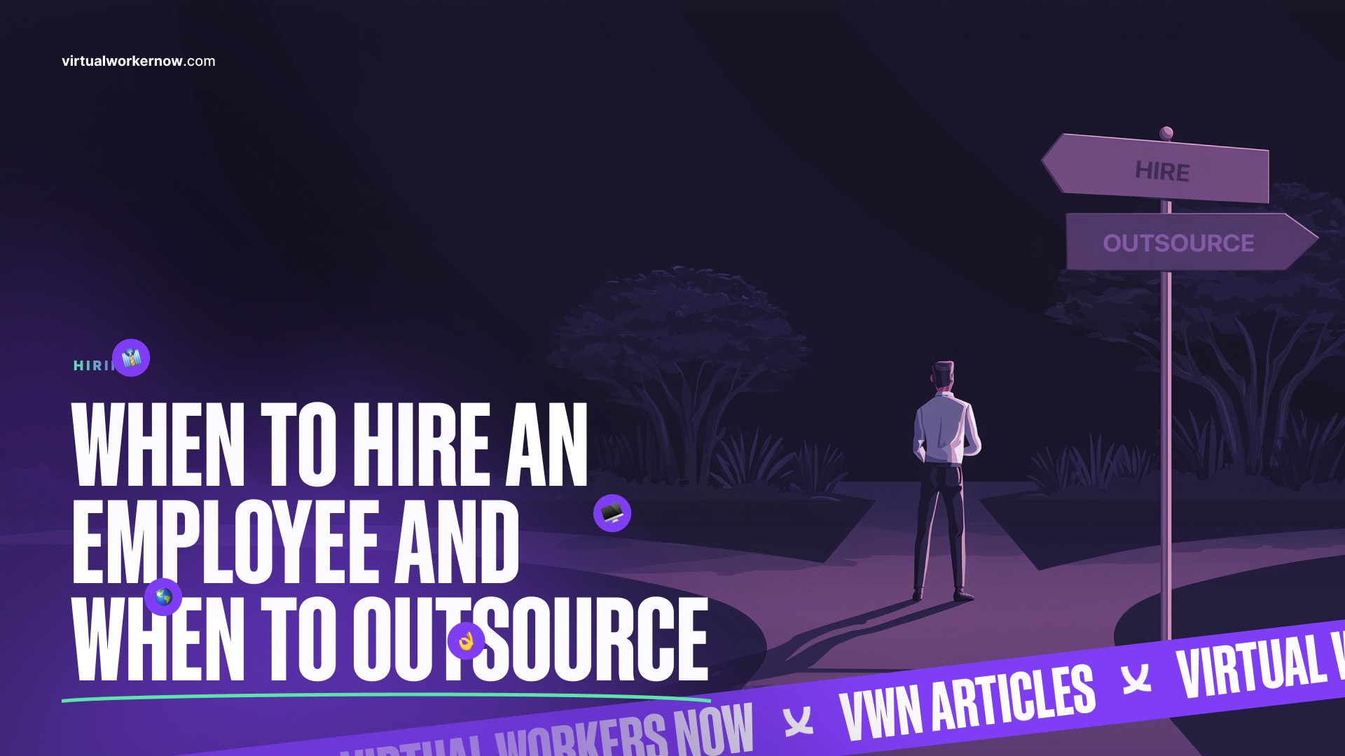 when to hire & outsource blog visual